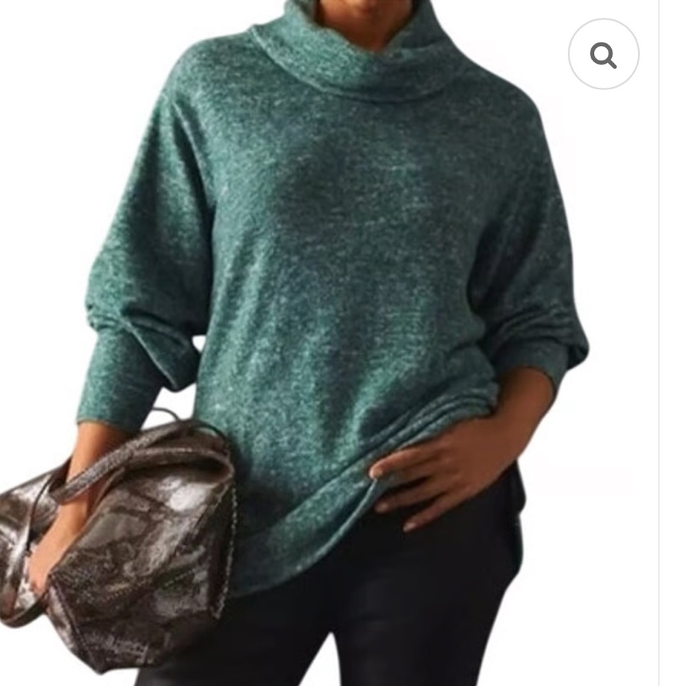 Anthropology Maeve Green Sweater